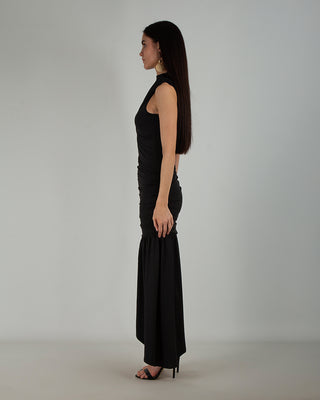 Abito Drappeggiato Black