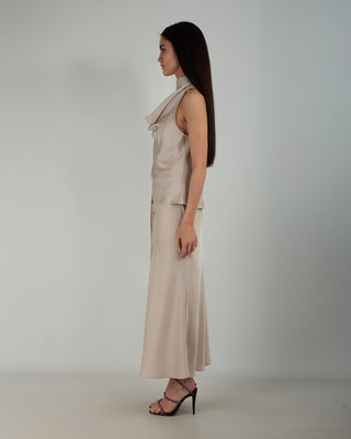 Completo in Raso Beige