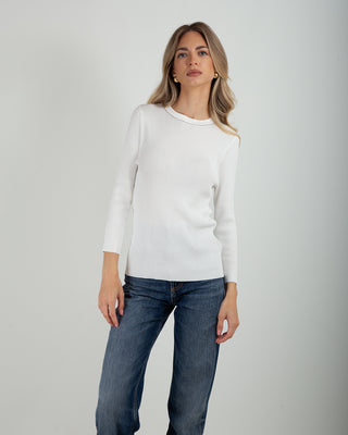 Maglia Costina M.3/4 White