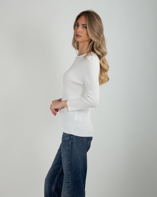 Maglia Costina M.3/4 White