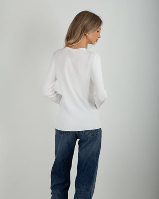 Maglia Costina M.3/4 White