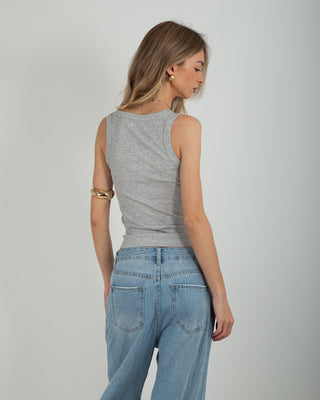 Canotta Costina Basic Grigio