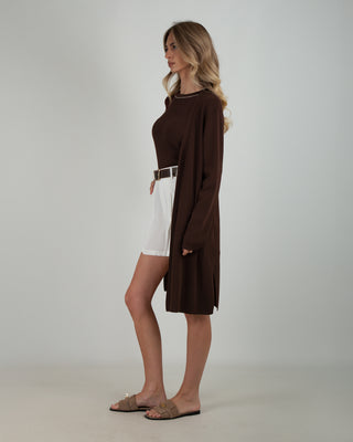 Cardigan Filo Unito Coffee