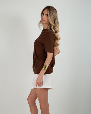 Maglia MM Viscosa Coffee