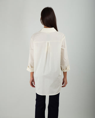 Camicia Basic Cotone Beige