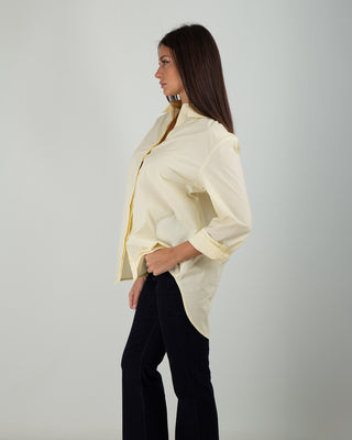 Camicia Basic Cotone Light Yellow