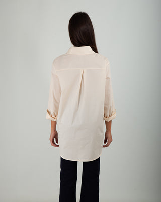 Camicia Basic Cotone Cream