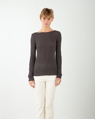 Maglia Misto Cashmere a Pois