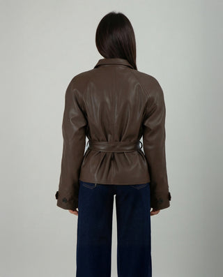Bomber Ecopelle Brown