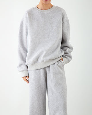 Tuta Over in Felpa Grigia