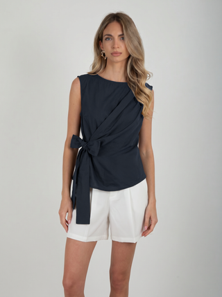 Top Fiocco Blu