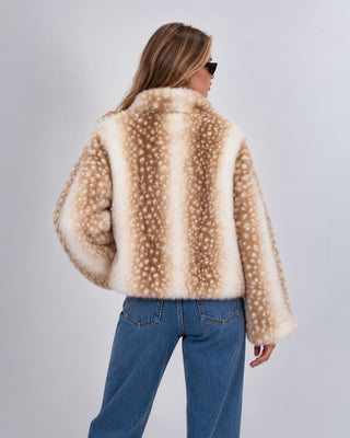 Eco Pelliccia Bambi Camel
