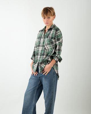 Camicia a Quadri Verde